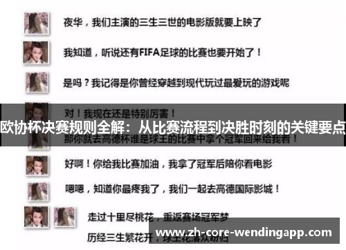 欧协杯决赛规则全解：从比赛流程到决胜时刻的关键要点